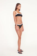 LIV BIKINI TOP | BLACK WHITE